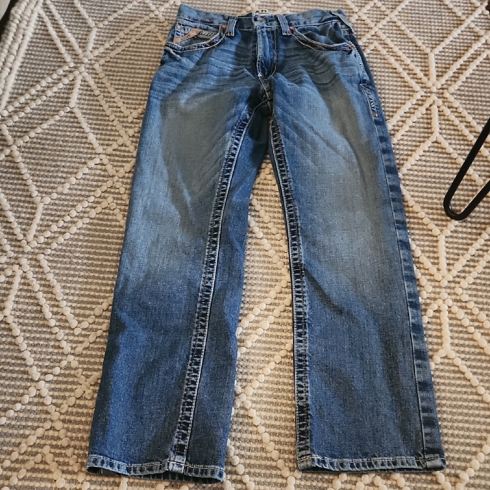Ariat Blue Straight Jeans with Classic Fit